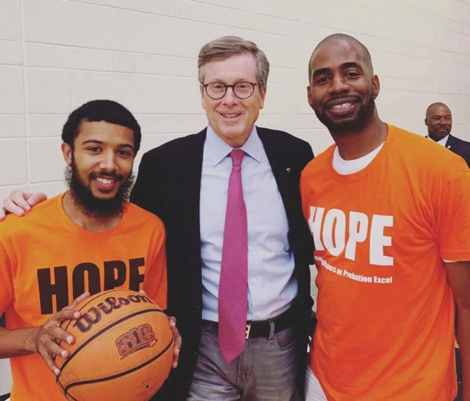 HOPE Staff with Mayor Tory