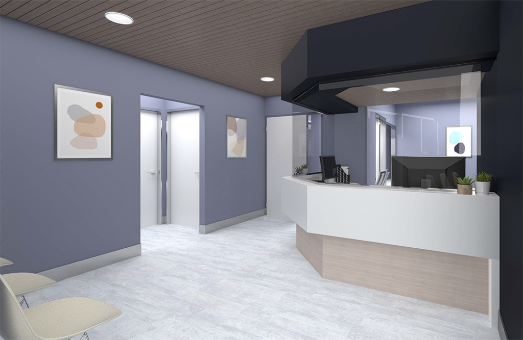 rendering of YSM's expanded health centre