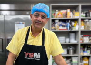 Vinod, meal prep volunteer at YSM's Evergreen Centre for Vulnerable Youth