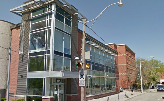 8 – 1968 YSM Davis Centre, building with large glass windows